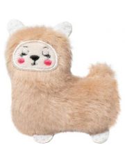 Игрушка для собак Triol Mini Dogs Крошка-Лама из шелковистого плюша, с шуршащим наполнителем