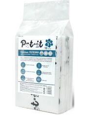 Пеленки для животных Pet-it впитывающие, угловые стикеры, белые 45*60 см (S), SAP