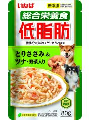 Влажный корм для собак Inaba Teishibo Куриное филе с тунцом и овощами в желе