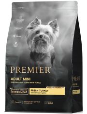 Корм сухой для собак мелких пород Premier Dog Turkey ADULT Mini Свежее мясо индейки