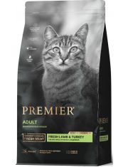 Корм сухой для кошек Premier Cat Lamb&Turkey ADULT Свежее мясо ягненка с индейкой