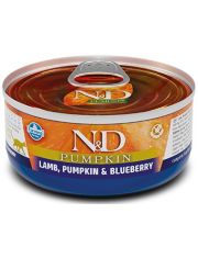 Консервы для кошек Farmina N&D PUMPKIN Lamb, Pumpkin & Blueberry с ягненком, тыквой и черникой, беззерновой