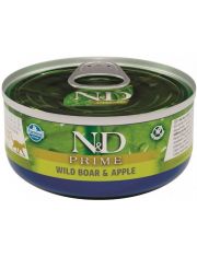 Консервы для кошек Farmina N&D PRIME Boar and Apple с кабаном и яблоком