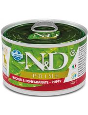 Консервы для щенков Farmina N&D PRIME Chicken & Pomegranate Puppy Mini мини пород с курицей и гранатом, беззерновые