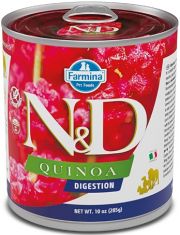 Консервы для собак Farmina N&D QUINOA Digestion с ягненком, фенхелем и киноа, беззерновые, поддержание пищеварения
