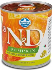 Консервы для собак Farmina N&D PUMPKIN Boar, Pumpkin & Apple Adult с кабаном, тыквой и яблоком, беззерновые