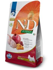 Сухой корм для собак Farmina N&D PUMRIN Chicken and Pomegranate Adult Mini мини пород с курицей, тыквой и гранатом, беззерновой