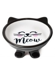 Миска для животных Triol Мордашка керамическая на ножке