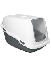 Туалет для кошек Triol Клозет закрытый, серый