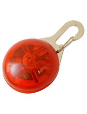 Маячок для собак Pet Line ZooOne на ошейник, круглый большой