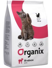 Сухой корм для кошек Organix Adult Cat Lamb с мясом ягненка