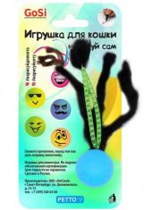 Игрушка для кошек GoSi Нарисуй сам, трубочки и натуральная норка