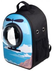 Рюкзак-переноска для животных Triol Вертолет с объемным иллюминатором