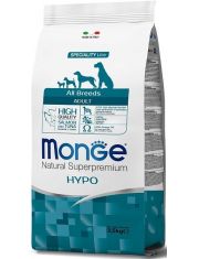 Сухой корм для собак Monge Dog Speciality Hypo Лосось с тунцом, при повышенной чувствительности к компонентам корма