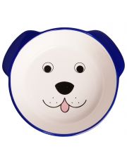 Миска Mr.Kranch керамическая для собак Мордочка собаки синяя