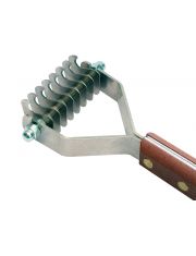 Стриппинг для собак Show Tech с жесткой шертью, 8 ножей с деревянной ручкой