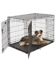 Клетка для собак MidWest iCrate 2 двери, черная