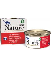 Консервы для кошек PRIME NATURE Куриное филе с говядиной в бульоне