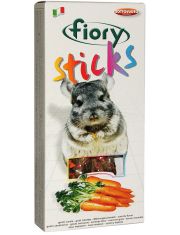 Лакомство для шиншилл Fiory Sticks палочки с морковью