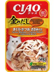 Влажный корм для кошек Inaba Kinnodashi Микс тунцов с куриным филе