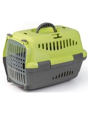 Переноска для животных Zooexpress Турне с прозрачной пластиковой дверцей, без комплектации 42*29,5*26см