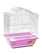 Клетка для птиц Triol 2113Z с фигурной крышей, цинк