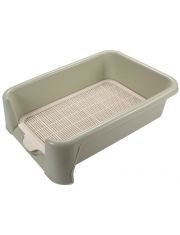 Туалет для собак Triol с бортами и сеткой, большой