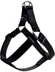 Шлейка для собак Hunter Smart Ecco Квик нейлоновая, черная