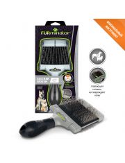 Пуходерка FURminator с жесткими щетинками