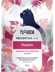 Сухой корм для кошек FLORIDA Preventive Line Hepatic Поддержание здоровья печени