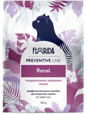 Сухой корм для кошек FLORIDA Preventive Line Renal Поддержание здоровья почек