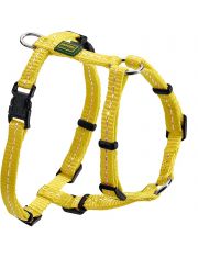 Шлейка для собак Hunter Tripoli светоотражающая, нейлон, желтая