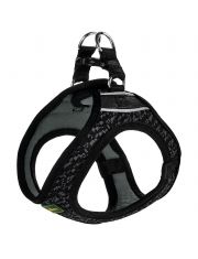 Шлейка для собак Hunter Hilo Soft Comfort сетчатый текстиль, черная