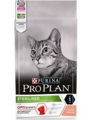 Сухой корм Pro Plan для взрослых стерилизованных кошек и кастрированных котов, для поддержания органов чувств, с высоким содержанием лосося