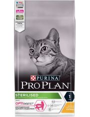 Сухой корм PRO PLAN Sterilised Adult DELICATE DIGESTION для взрослых стерилизованных кошек с чувствительным пищеварением, с курицей