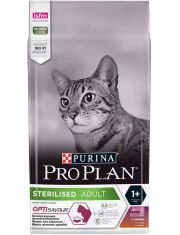 Сухой корм Pro Plan для взрослых стерилизованных кошек и кастрированных котов, с высоким содержанием утки и c печенью