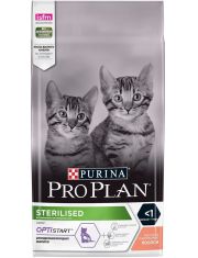 Сухой корм PRO PLAN Sterilised Kitten HEALTHY START для стерилизованных котят от 3 до 12 месяцев, с высоким содержанием лосося