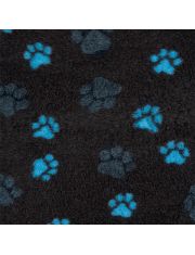 Коврик для собак ProFleece меховой, угольный/голубой