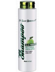 Шампунь для кошек и собак ISB Traditional Line Plus Green Apple Зеленое яблоко с длинной шерстью без лаурилсульфата натрия