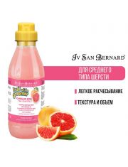 Шампунь для кошек и собак ISB Fruit of the Groomer Pink Grapefruit Розовый Грейпфрут с шерстью средней длины, с витаминами