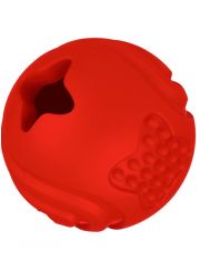 Игрушка Mr.Kranch для собак Мяч 6,5 см красный с ароматом бекона