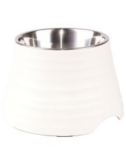 Миска для собак SuperDesign меламиновая, белая