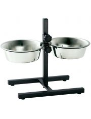 Миска для собак Hunter Smart из нержавеющей стали на штативе