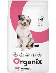 Сухой корм для щенков Organix Puppy с ягненком