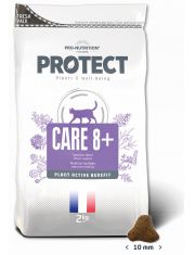 Сухой диетический корм для кошек Flatazor Protect Care 8+ старше 8 лет, поддержание функций почек при хронической почечной недостаточности