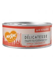 Консервы для кошек Мнямс Delicatesse Паштет по-голландски Курица с брусникой