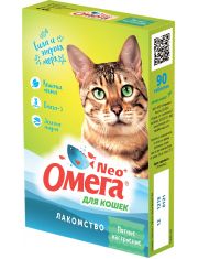 Лакомство для кошек Омега Neo+ Мятное настроение с кошачьей мятой