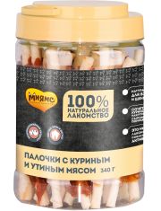 Лакомство для собак Мнямс Палочки с куриным и утиным мясом