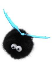 Игрушка для кошек GoSi Летучая мышь Владлен из натуральной норки