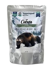 Влажный корм для собак Территория 400г Сибирь Оленина с брусникой 